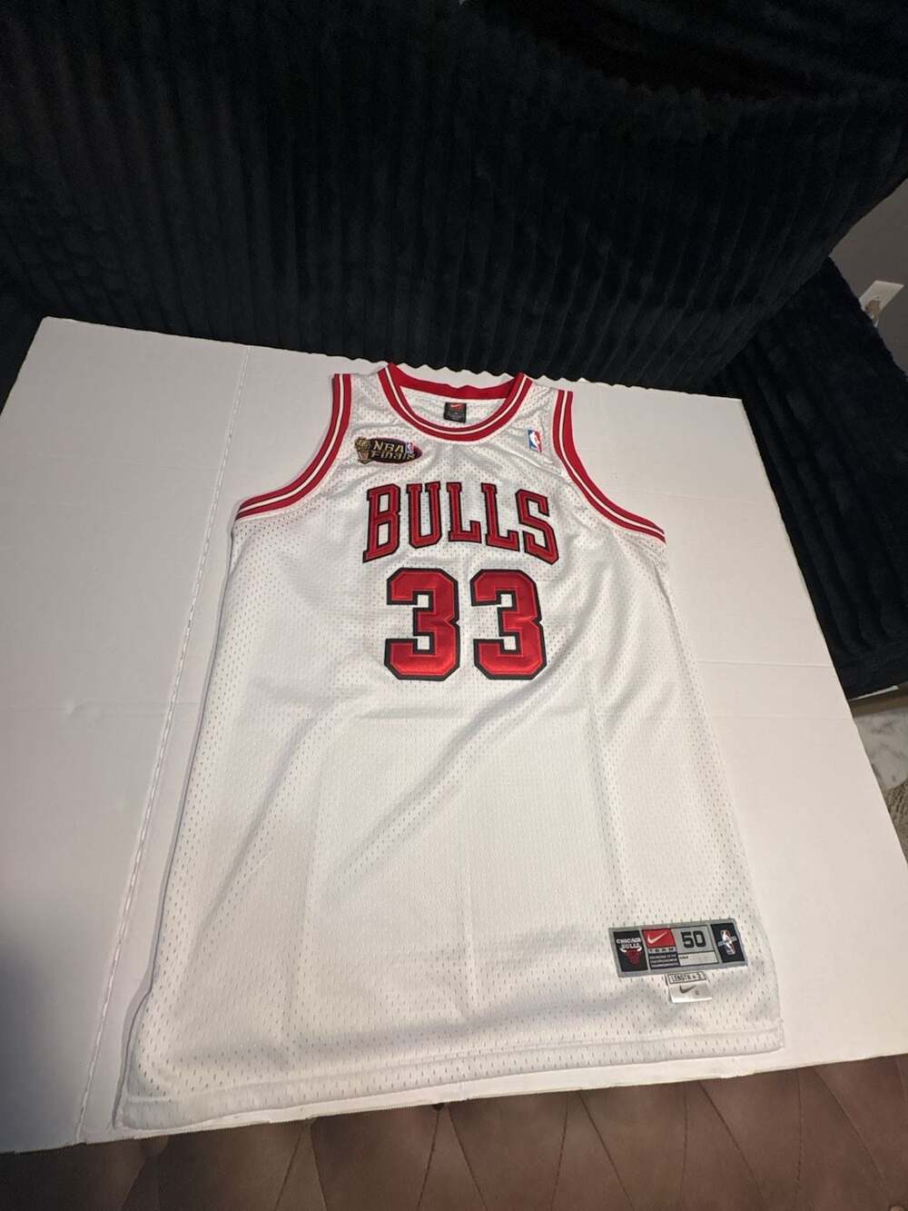 Nike Chicago Bulls Scottie Pippen 33 NBA Finals Jersey Size 50